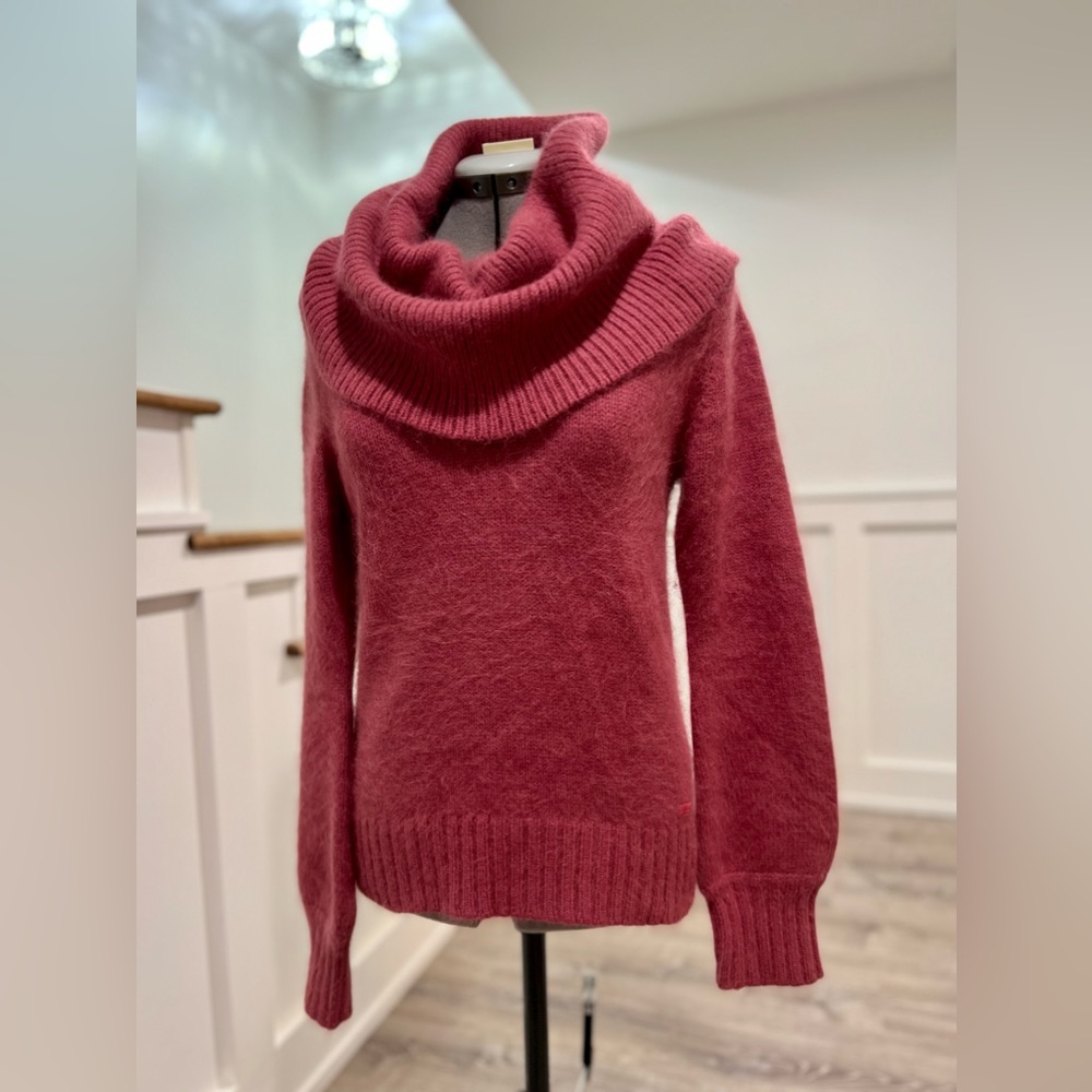 Warm , Fuzzy Ted Baker Angora Raspberry Sweater S… - image 1